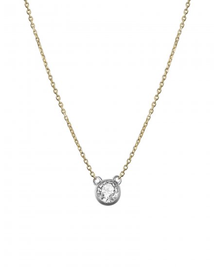 BEZEL DIAMOND NECKLACE (TN338)